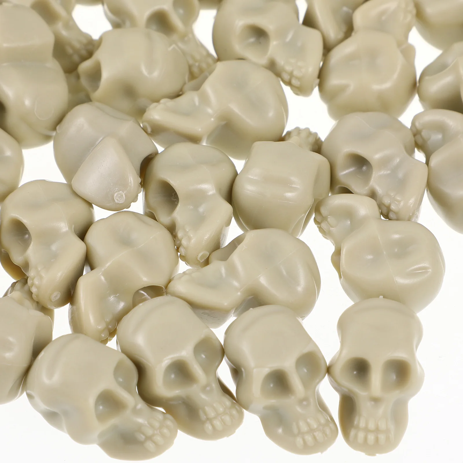 150 Pcs Mini Skull Figurines Miniature Motorcycle Halloween Props Skulls Plastic Decor Crafts Decorate