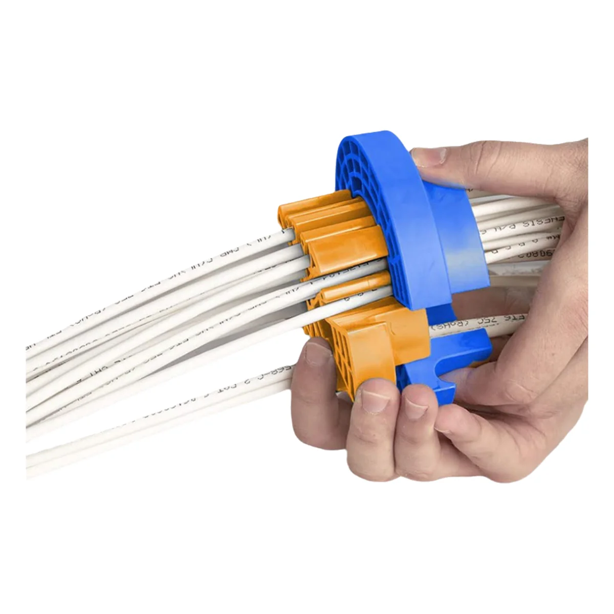 Fireproof ABS Cable Comb - Professional Organizer for CAT5/6/7 Ethernet Cables, Server Rack & Wire Management