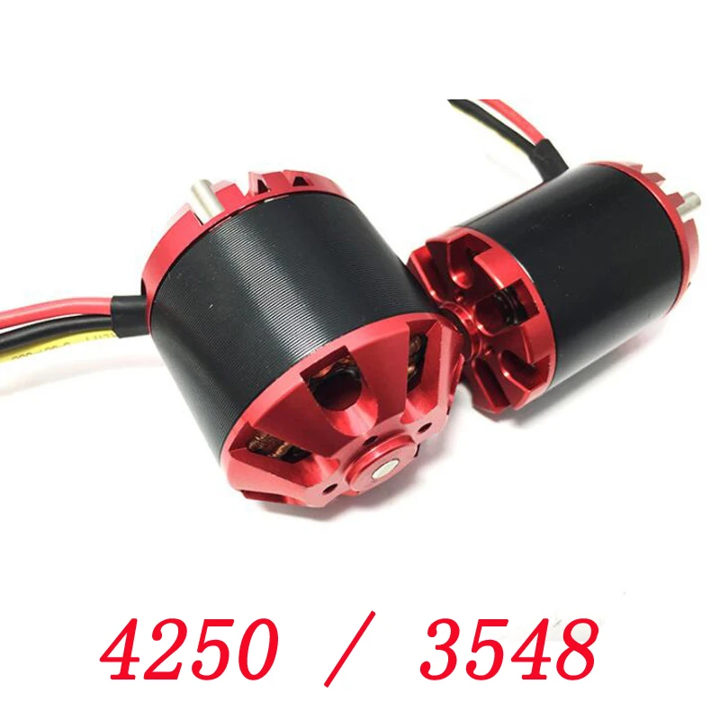 1PCS RC Fixed-wing Aircraft 4250 560KV 3548 900KV Brushless Motor Large Power High Efficiency Oil Pump Engine Motor 3-6S Lipo