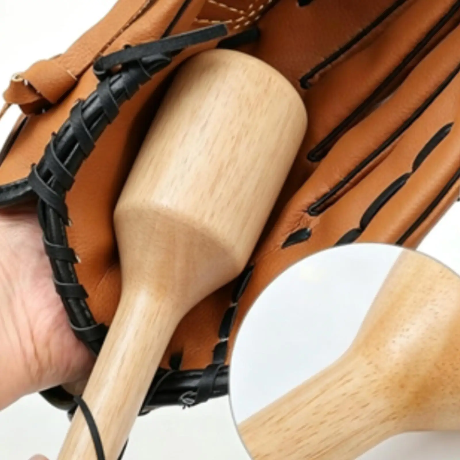 

Glove Mallet 1 Piece Effectively Solid Construction Versatile Ergonomic Baseball Hammer