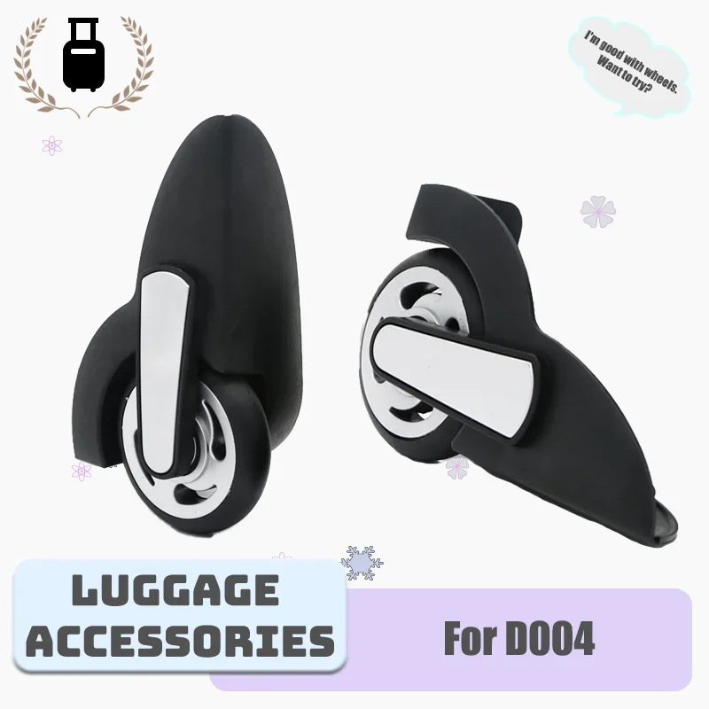

For D004 Luggage Case Front Wheel Replacement Part Straight-Rolling Non-Swivel Wheel Universal Spare Part