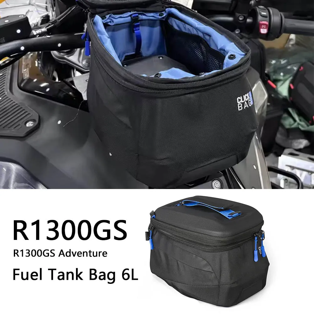 For BMW R1300GS Adventure GS1300 R 1300 GS ADV 2023 2024 2025 Motorcycle Waterproof Fuel Tank Bag Logo 6L Tool Backpack Portable