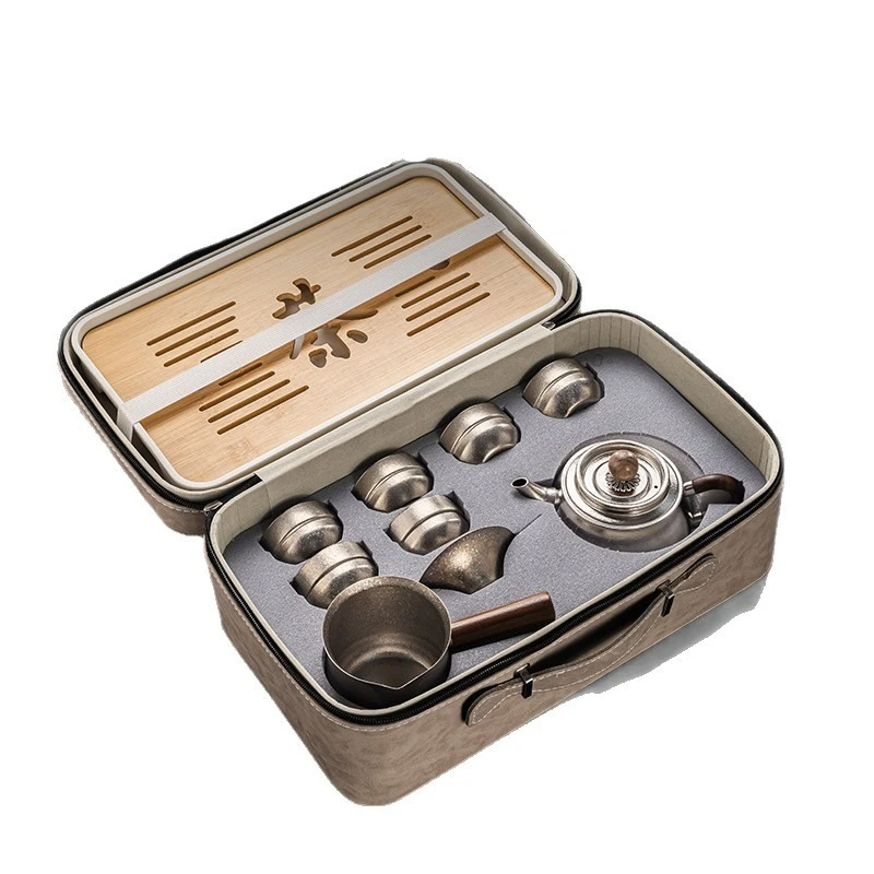 

Portable, outdoor travel, tea making Kung Fu tea set,