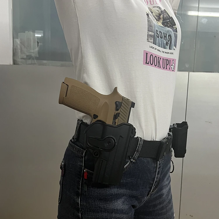 Тактическая быстросъемная кобура P320 для Sig Sauer M18 P14M1 — универсальная быстросъемная кобура для пистолета для эффективного рисования и переноски