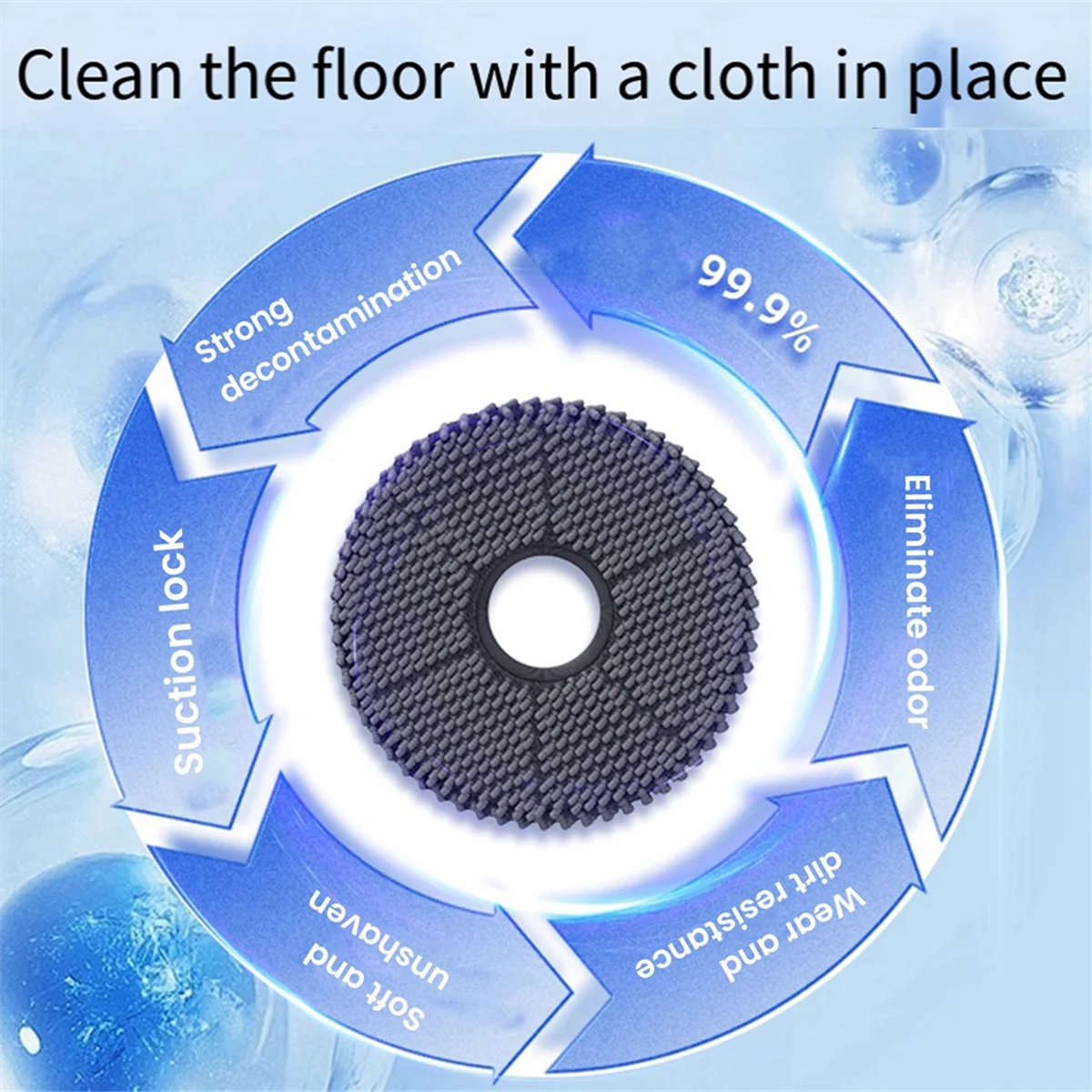 Les nouveaux tampons en tissu de vadrouille pour aspirateur Bot X40 Pro/X40 Ultra/S30 Pro Ultra, pièces de rechange