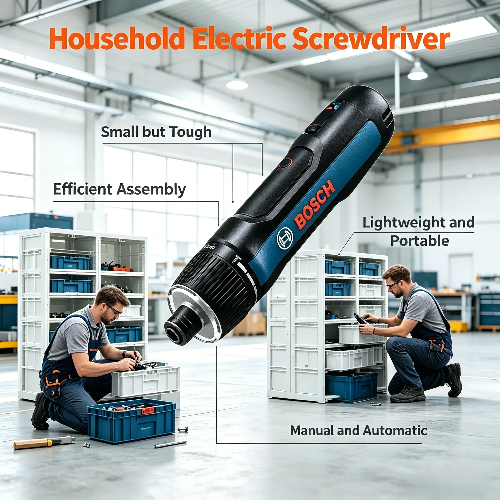 Bosch GO 3 Rechargeable Cordless Drill, Ultimate Precision Screwdriver Tool Set with Storage Case