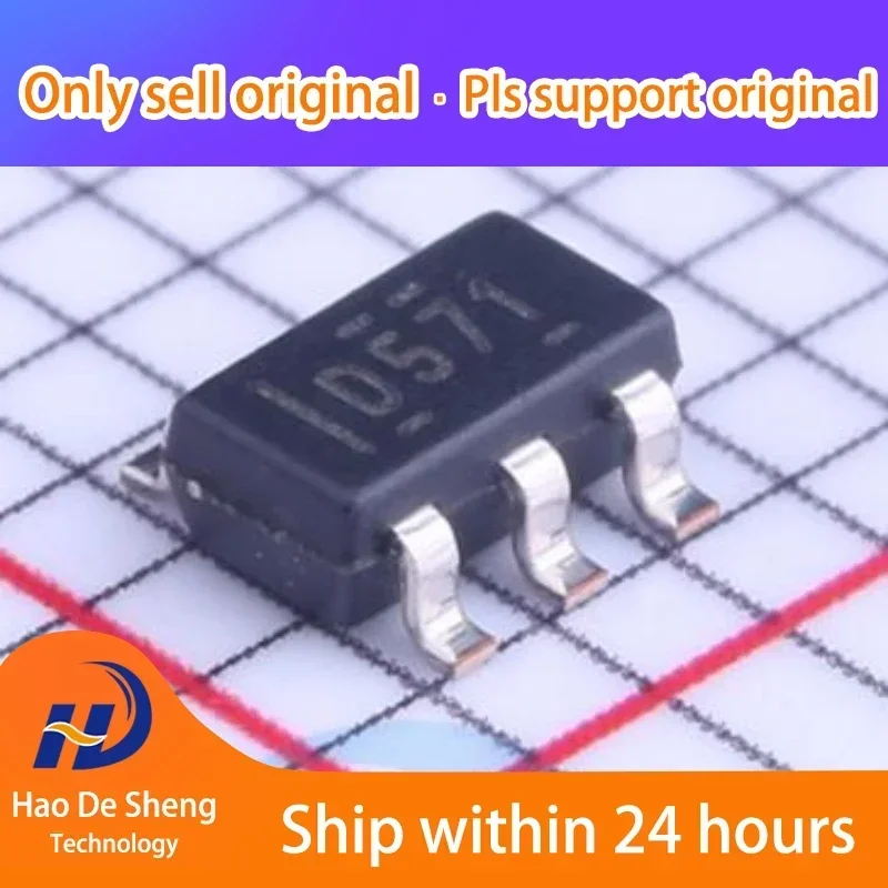

10PCS/LOT DAC5571IDBVR SOT-23-6 logo：D571 New Original in Stock