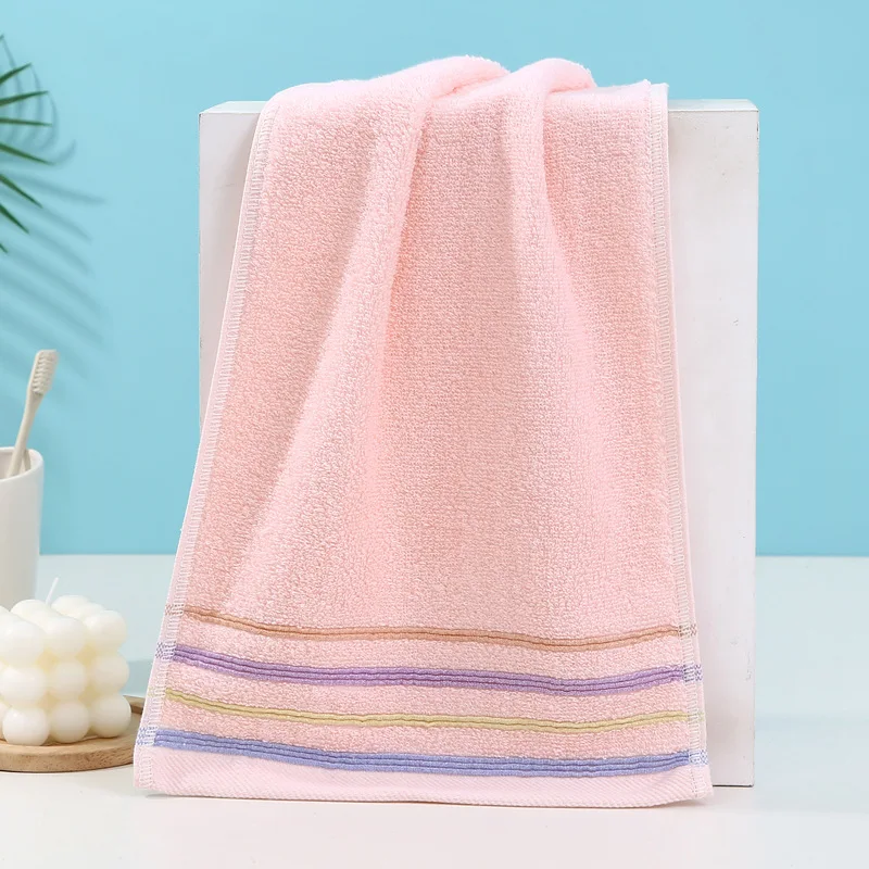 Small Towel—non-shedding, Colorfast, Soft and Comfortable; Cotton Children’s Towel, Kids’ Towel, Household Absorbent Towel