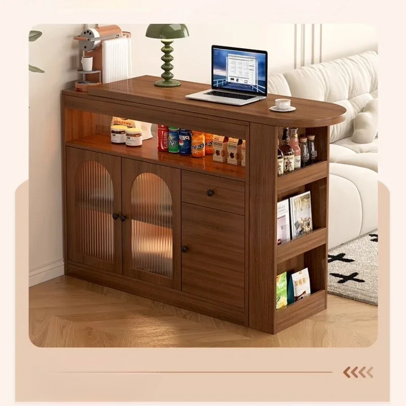 Household living room partition small apartment balcony against wall sofa side cabinet