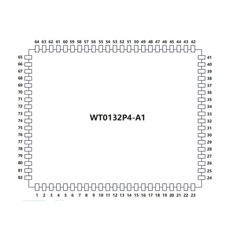 WT0132P4-A1-N16R32 Moduł ESP32-P4 Chip Wbudowany 16MB Flash WT0132P4 A1 N16R32