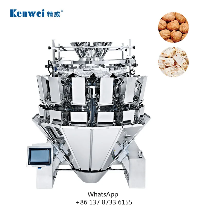 Vegetable 10 Head Multihead Weigher Packing Machine For Weighing And Packaging Tomato, Potato, Onion,jelly