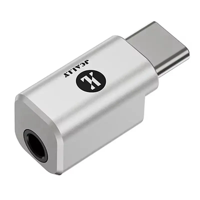 JCALLY JA56 Type-C To 3.5Mm HIFI Adaptar Amp DAC 384Khz/32Bit Digital Audio Code Adapter For Phone Call, Live,Gaming