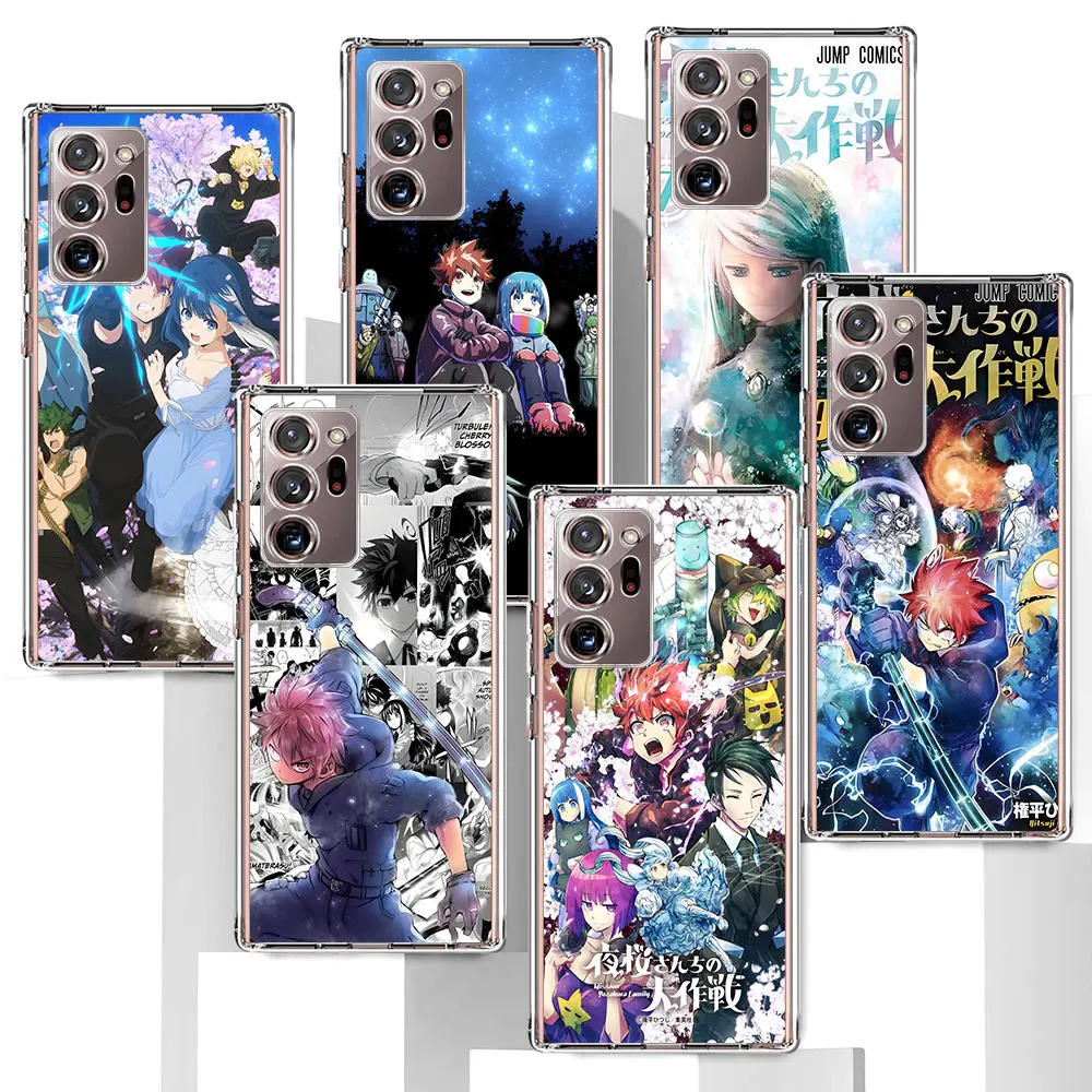 Mission Yozakura Family Case for Samsung Galaxy Note 20 Ultra 5G 10 Plus 9 8 10 Lite TPU Transparent Phone Cover J4 J6 M21 M52