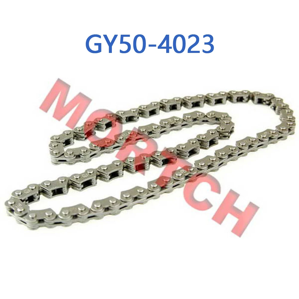 Cadena de distribución GY50-4023 GY6, árbol de levas, 6,35x82, para GY6, 50cc, Scooter chino de 4 tiempos, motor 1P39QMB