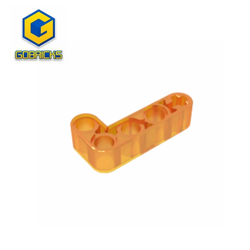 MOC PARTS GDS-671 Technical, Liftarm, Modified Bent Thick L-Shape 2 x 4   compatible with lego 32140  pieces of children's toys