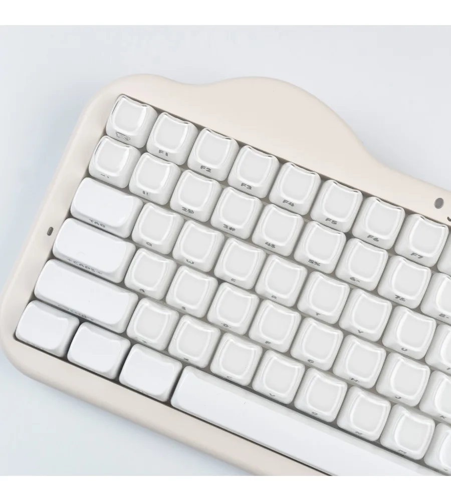 MAO powder/white crystal jelly keycap side engraving PC + MABS custom Wooting and other magnetic axis mechanical keyboard
