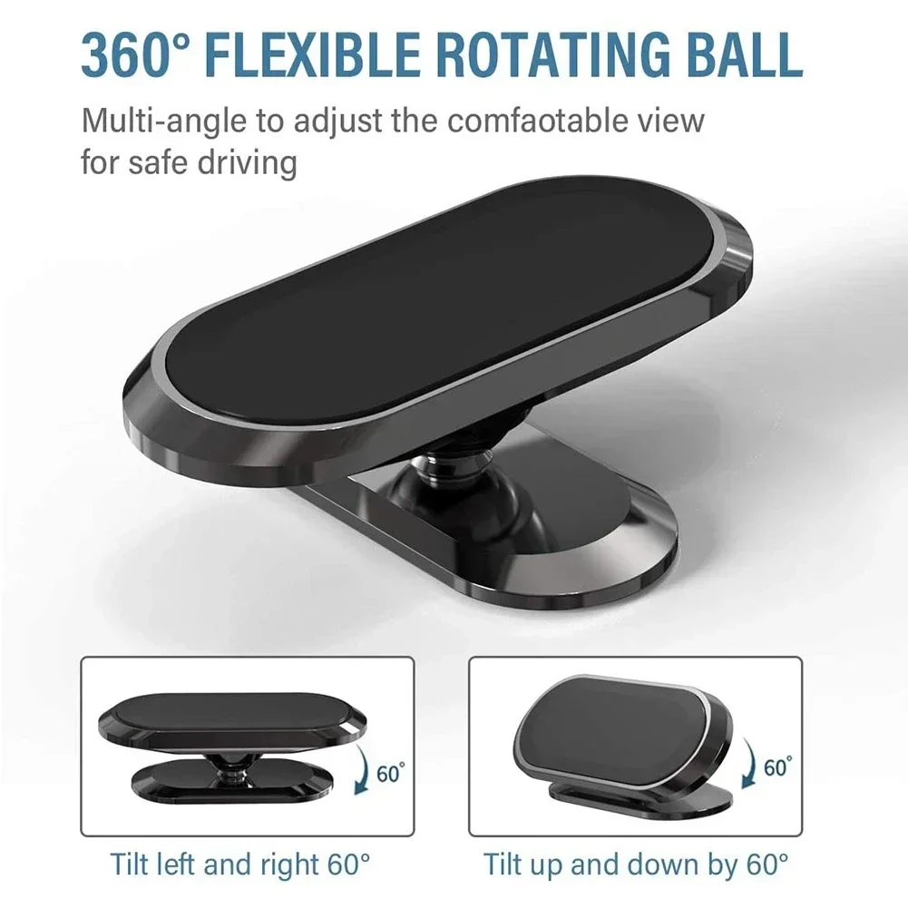 360° Magnetic Car Phone Holder Magnet Smartphone Mobile Stand Cell GPS Support For iPhone 17 16 XR Xiaomi Mi Huawei Samsung LG view 5