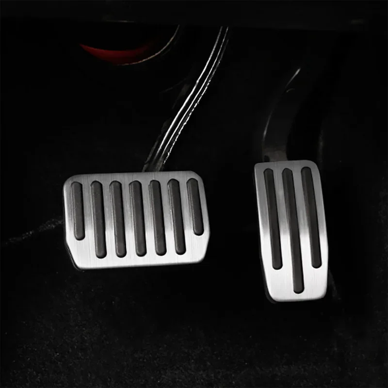 

Car Foot Pedal Pads Covers Aluminum Alloy Accelerator Brake Rest Pedal For Tesla Model 3 Y 2021 Accessories For Model 3