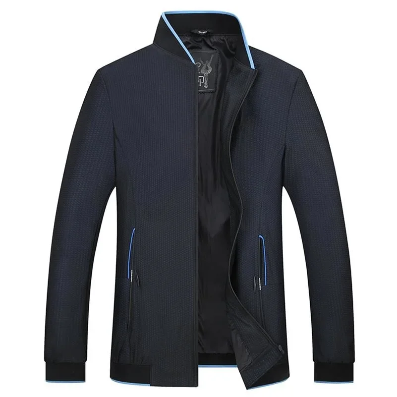 Chaqueta de traje de talla grande para hombre, abrigos de moda, rompevientos informal, chaqueta clásica de gran tamaño, 5XL, 8XL, 7XL, 6XL, otoño