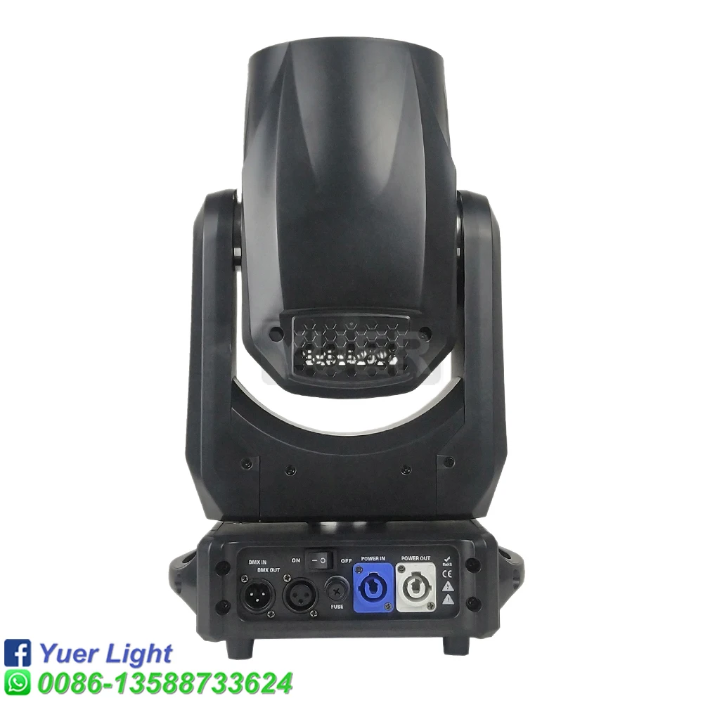 2Pcs/lot 200W LED Moving Head Light Beam Spot Wash Atomization Rainbow Effect 8+16+24 Rotating Prisms For Stage DJ Party DMX512