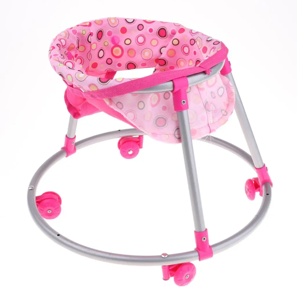 Reborn Doll Meubelbenodigdheden - Simulatie Walker Kinderwagens Stoel Speelset - voor MellChan Doll 34*34*30cm