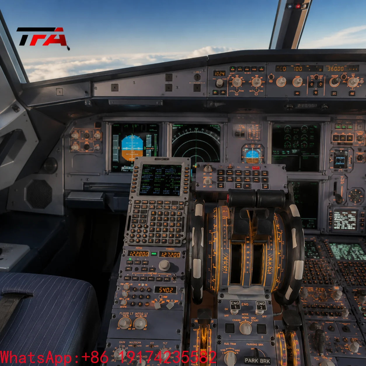 Airbus A320 Throttle Quadrant Flight Simulator Hardware Compatible With Fenix A320 FBW A32NX MSFS2024 X-Plane Cockpit