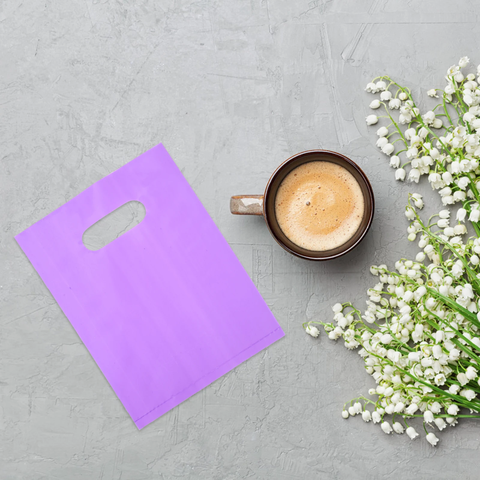 

50 Pcs Birthday Party Plastic Gift Bag Favors Decorative Gift Bag Plastic Wrapping C y Storage Multi Use PE Safe Packing