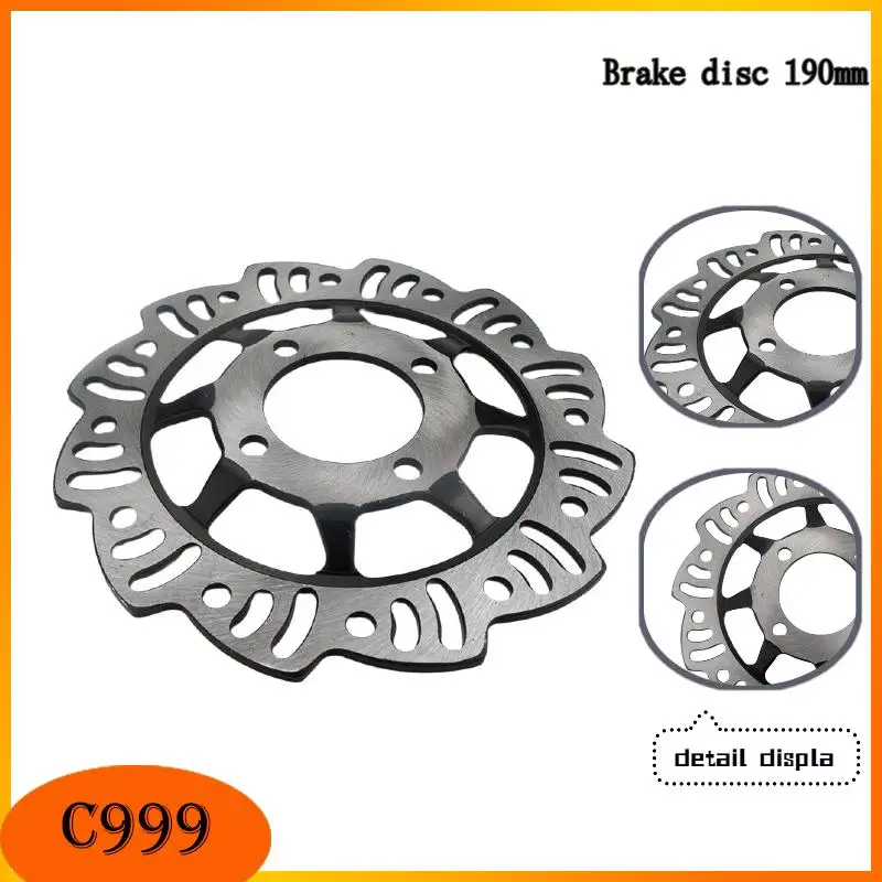 Motorcycle  190mm  Front and Rear Disc Brake Discs Suitable for 50cc-125cc Off-Road Motorcycles ATVs and Karts