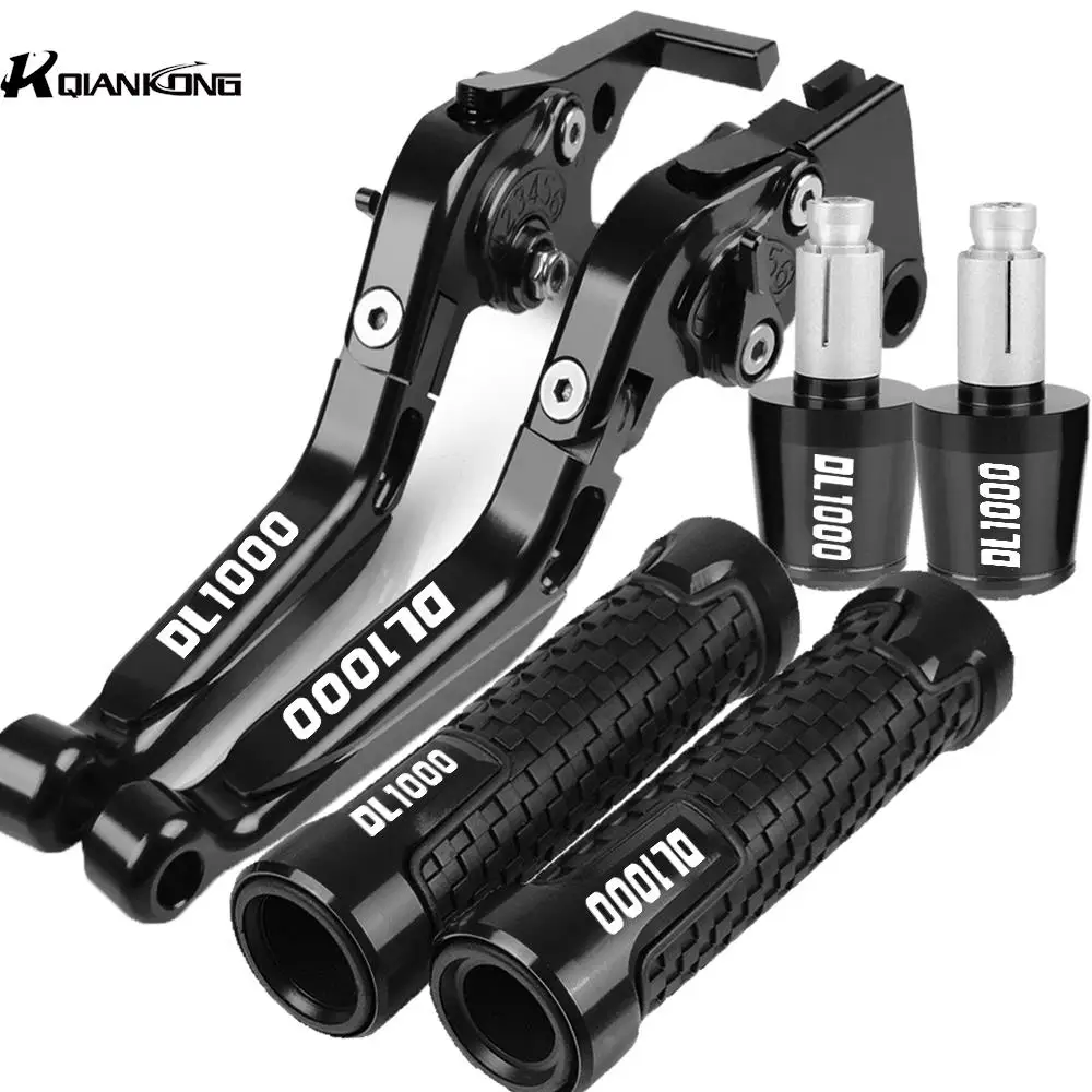 

For Suzuki DL1000 V-STROM Adjustable Brake Clutch Lever Handle Hand Grips Ends DL1000 VSTROM 2002-2016 2001 2000 1999 Motorcycle