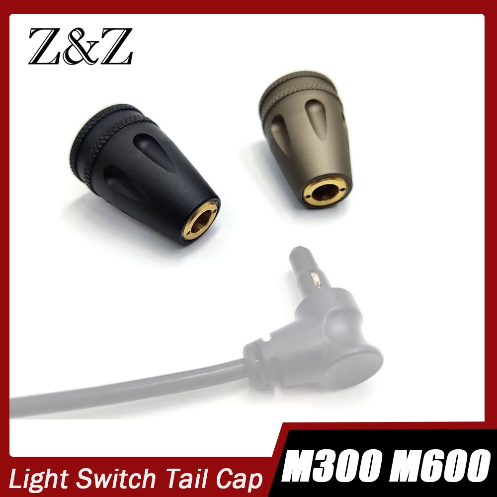 

Tactical Tailcap Cover Metal For M300 M600 PLH-V2 Flashlight Wea-pon Light Tail Cap Crane Plug Switch Tactical Light Rear Cap