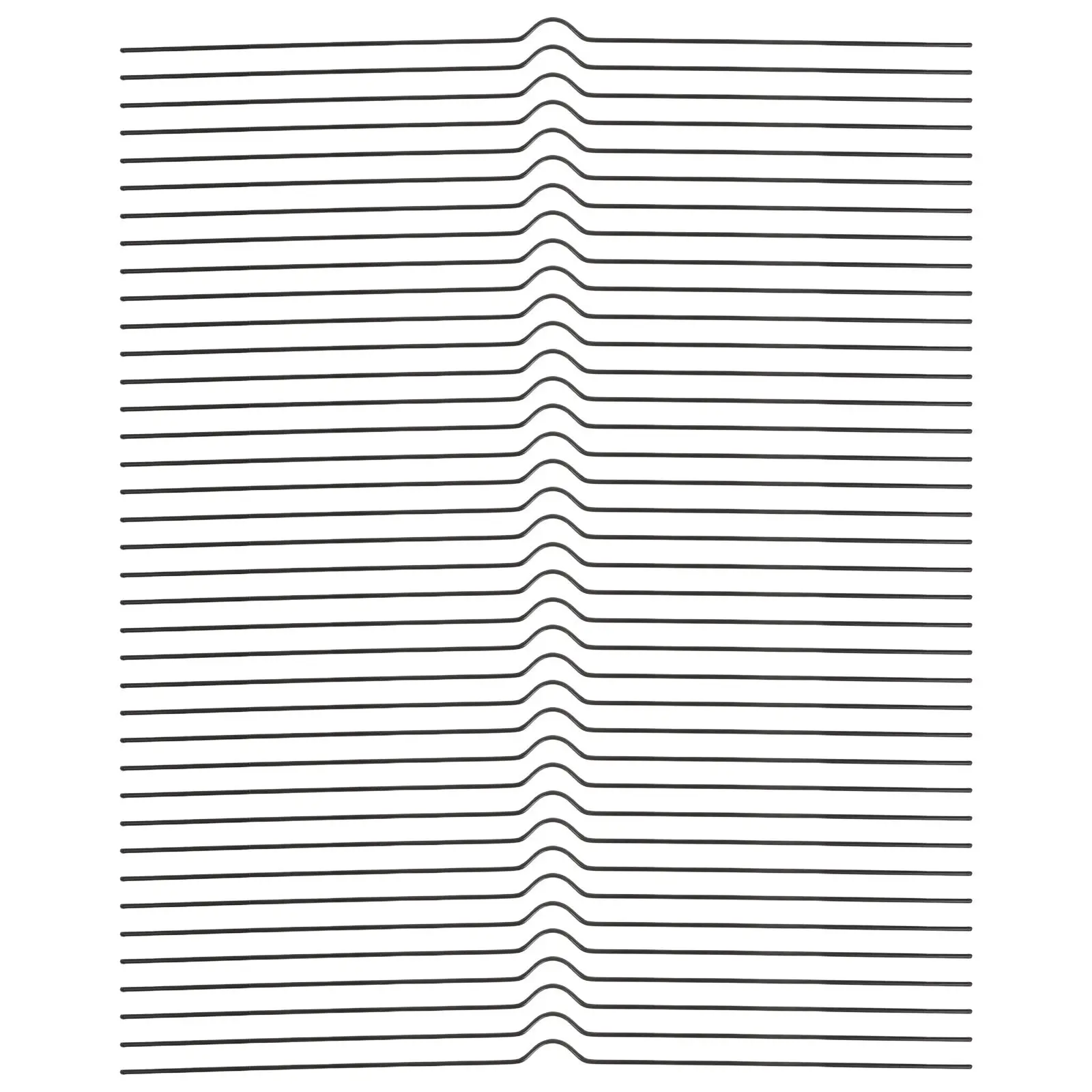 

100Pcs Hanging Calendar Wire Hooks 35Cm 14 Inch Metal Frame Hangers for Photos Posters Black Easy Install Removable Calendar