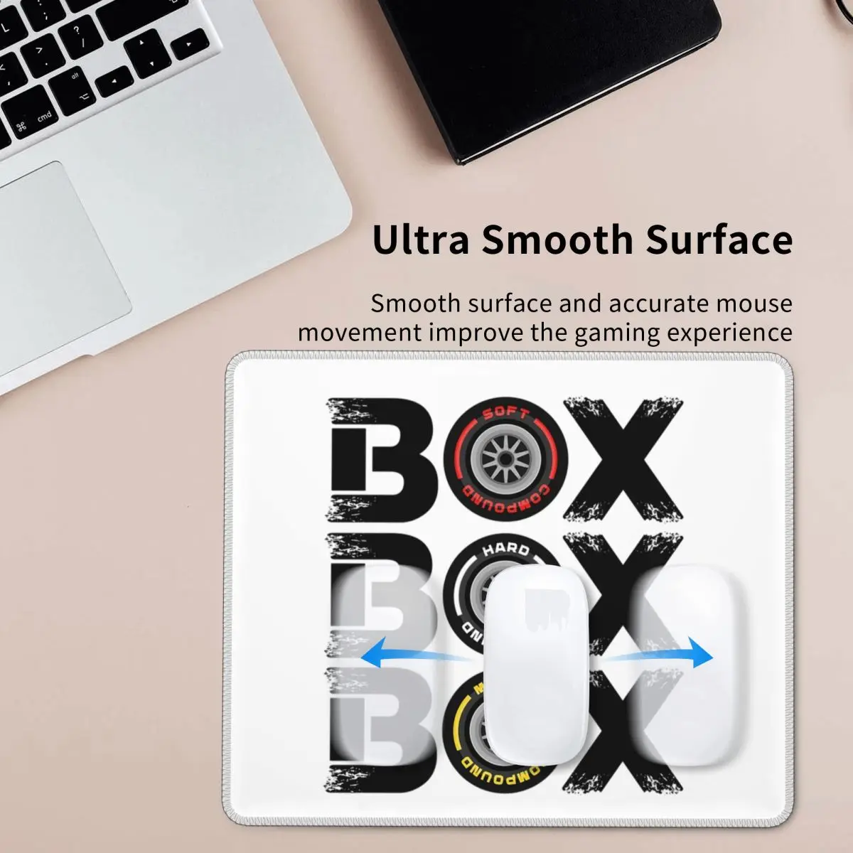 

Box Box Box F1 Tyre Compound V2 Design Mouse Pad Computer Keyboard Mouse Mat Gaming PC Laptop Desk Mat Table Mats