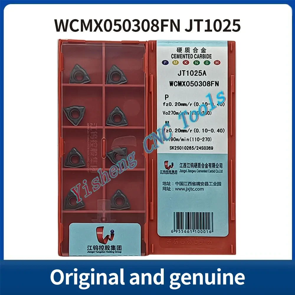 

JXTC Cutting Tools WCMX030208FN WCMX030208-FN WCMX040208FN WCMX050308FN WCMX06T308FN WCMX080412FN JT1025 JT1225 JT1525