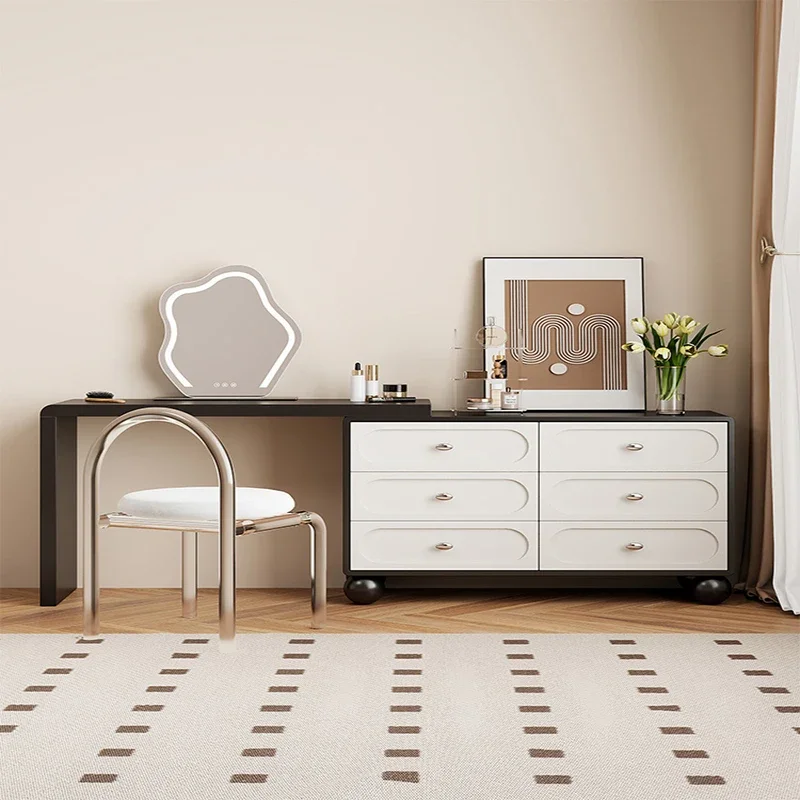 Stool Storage Dressing Table Vanity Mirror Nightstand Organizer Nordic Dressing Table Bedroom Meubles De Chambre Home Decor