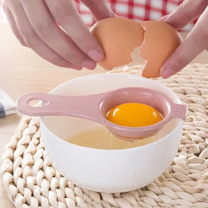 Egg Yolk Separator Divider Plastic Convenient Household Eggs Tools Separates Sieve Cooking Baking Tool Kitchen Accessories