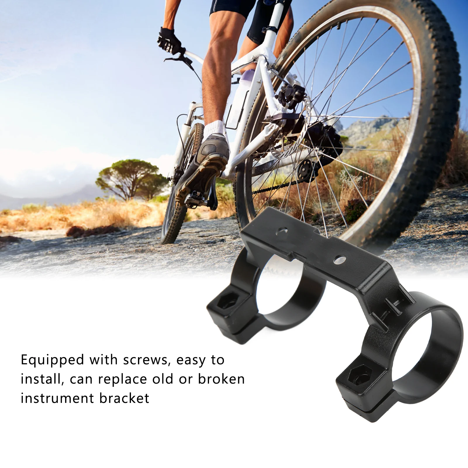 Electric LCD Display Holder Bike LCD Instrument Bracket Sturdy Wide Application for LCD3U for LCD8HU for LCD8H