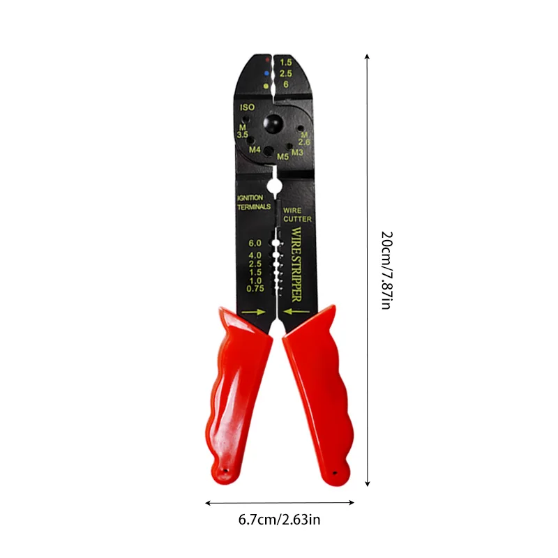 Multi functional terminal crimping pliers