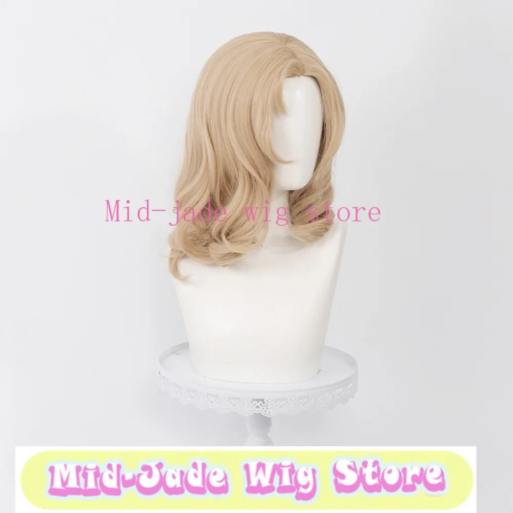 Ximuzi Cosplay Wig Curly Long Hair with Natural Scalp Effect for Anime Fantasy Character Show