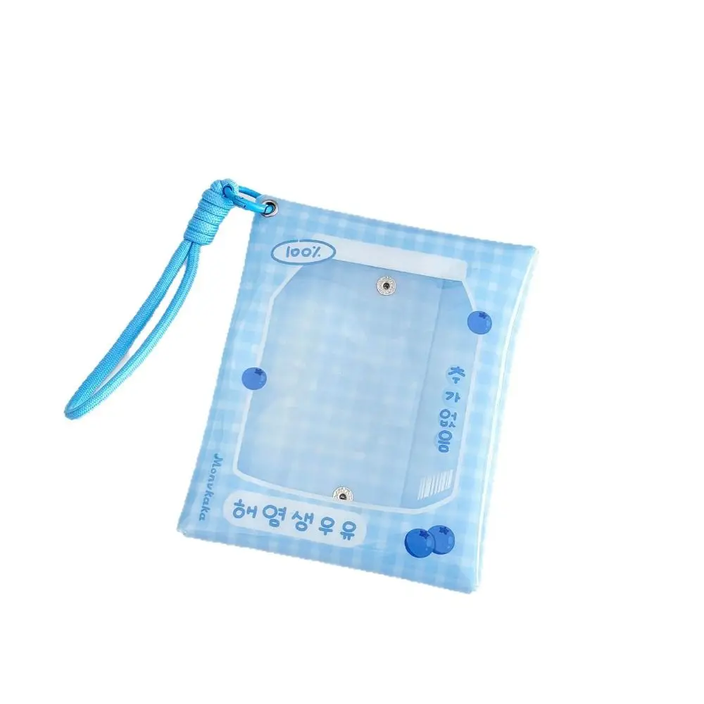 PVC-Puppen-Aufbewahrungstasche 10cm, Transparente Baumwoll-Puppentasche mit Hängeriemen, Aufbewahrungstasche für Reisen und Outdoor