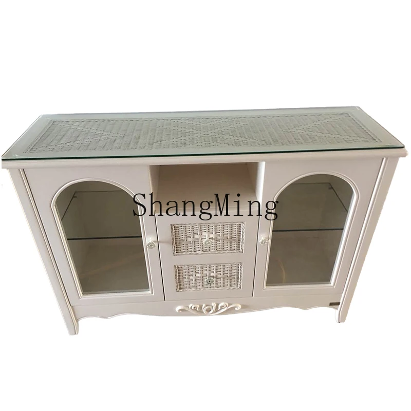 

CL living room dining table cabinet, chest cabinet, entrance table, real vine vine dining cabinet