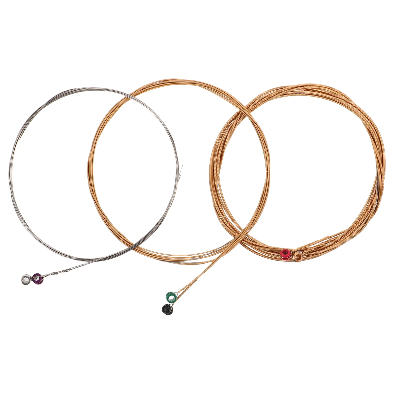 

6Pcs Folk Guitar String Replacement Acoustic Guitar Strings Set Durable Sturdy Strings for Beginners Professionals