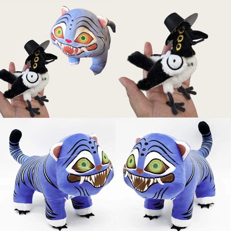 

New Kpop Movie Demon Game Hunters Plush 20/25cm Tiger Magpie Hat Bird Animal Cosplay Peluche Doll Rumi Mira Zoey Jinu Figure Toy