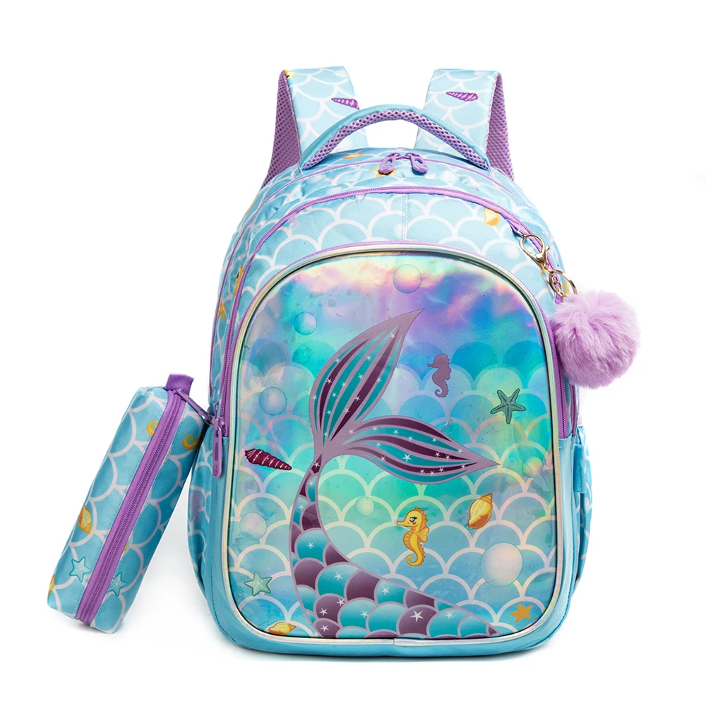 3pcs Backpacks for School Teenagers Girls School Bags for Girls Bag Set Backpack Women School Bags Mermaid Cartoon Bag Kids