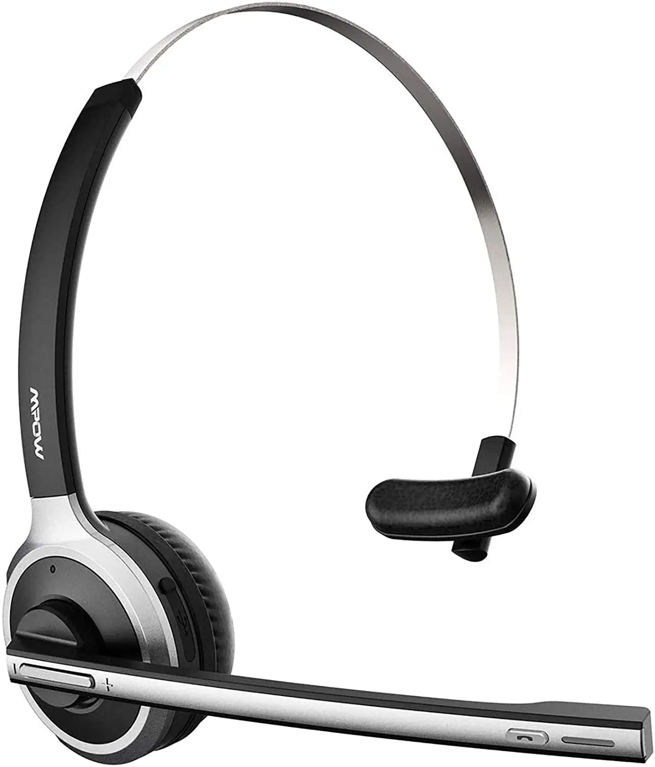 

Mpow M5 Trucker Bluetooth Headset Noise Cancelling Mic On Ear Wireless Headphone