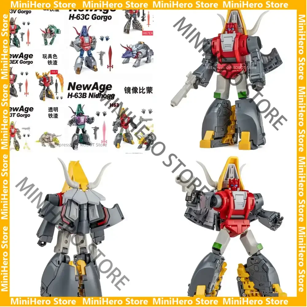 

In Stock Original Newage Transformation Snarl Gorgo Slag Varan Action Figure 1:12 PVC Alloy Collectible Toy