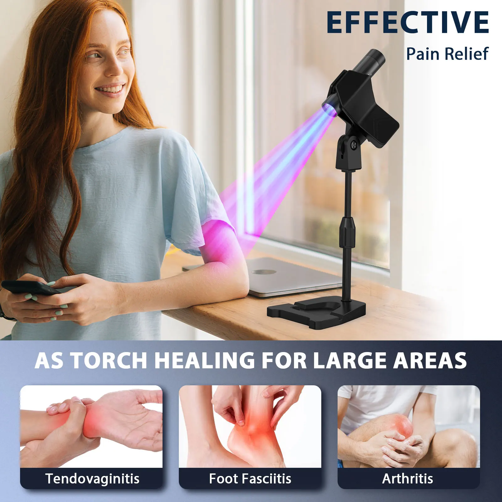 KTS Cold Sore Laser Light Therapy Device Canker Sore Treatment Infrared Wand for Mouth Nose Ear Knee Feet Hands Ankle Skin Care