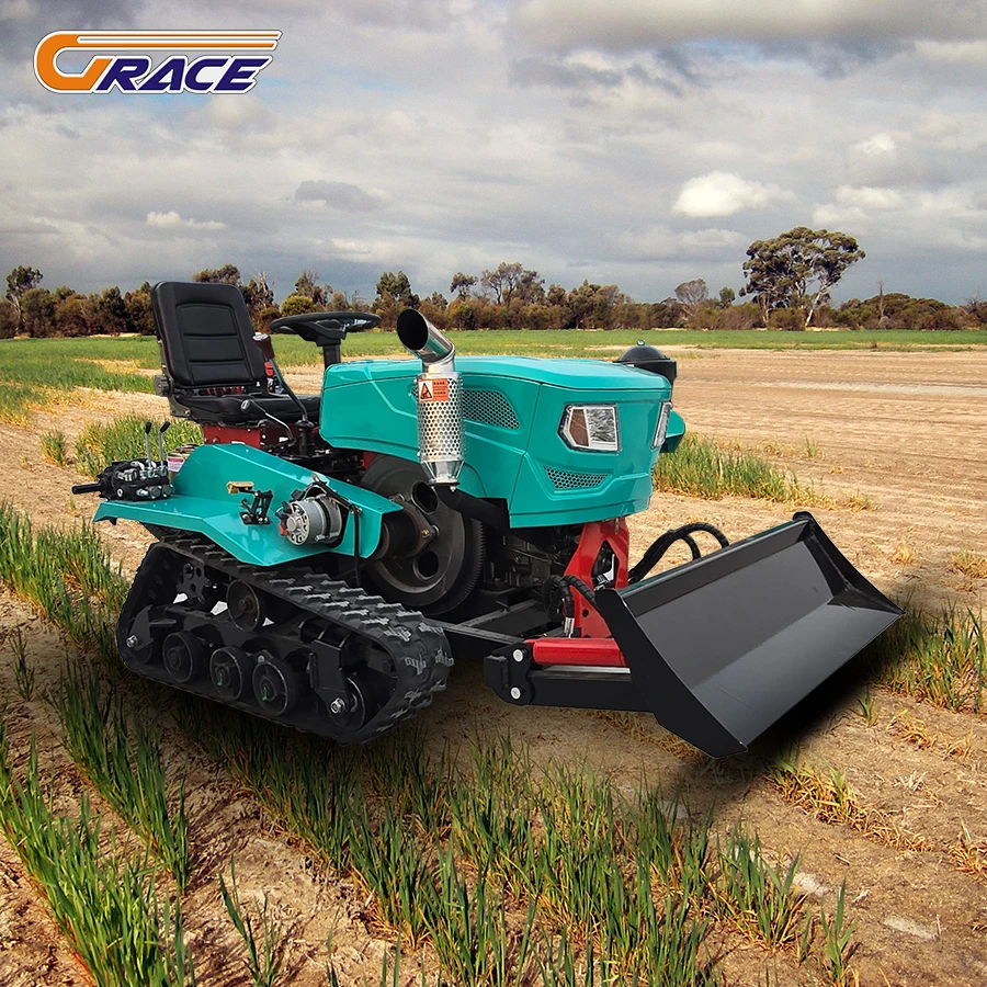 Customized 2025 Brand New 50hp Diesel Crawler Tractor Garden Orchard Farming Machine CE EPA Approved Direct Supply for Sale