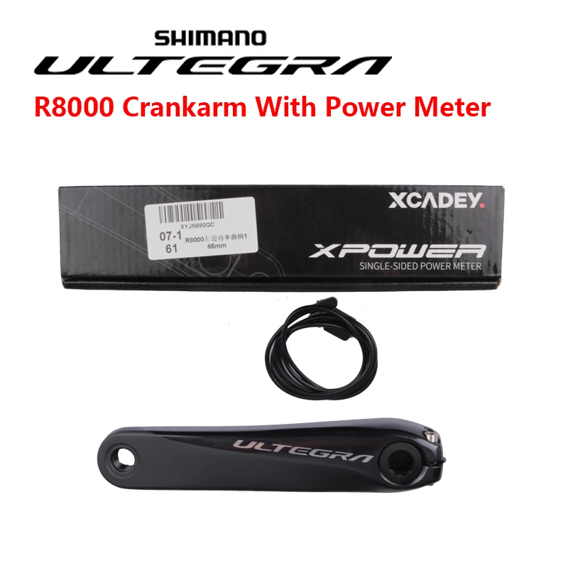 Shimano-Lotegraクランクアーム,xcadeyパワーメーター,165mm, 170mm