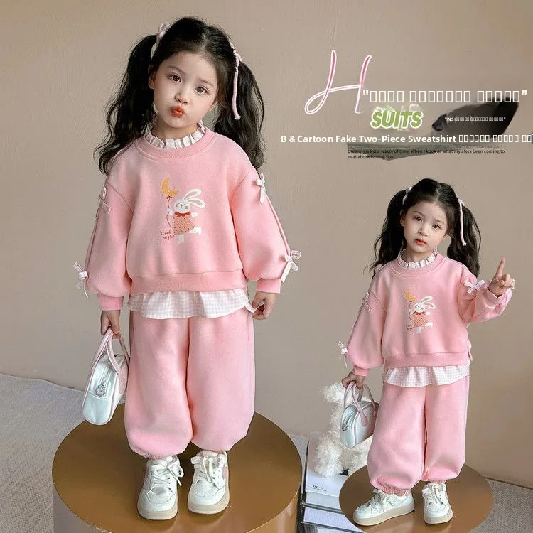 sli-children's-sweatirt-set-for-girls-spring-autumn-two-piece-baby-clothes-new-arrival-2025-trendy-kids'-faion