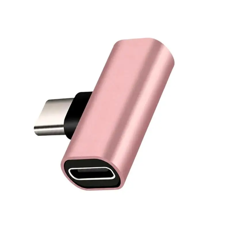 31BA Compactly USB C Music and Charging Adapter with L-Shaped Connection, on Travel Music Use